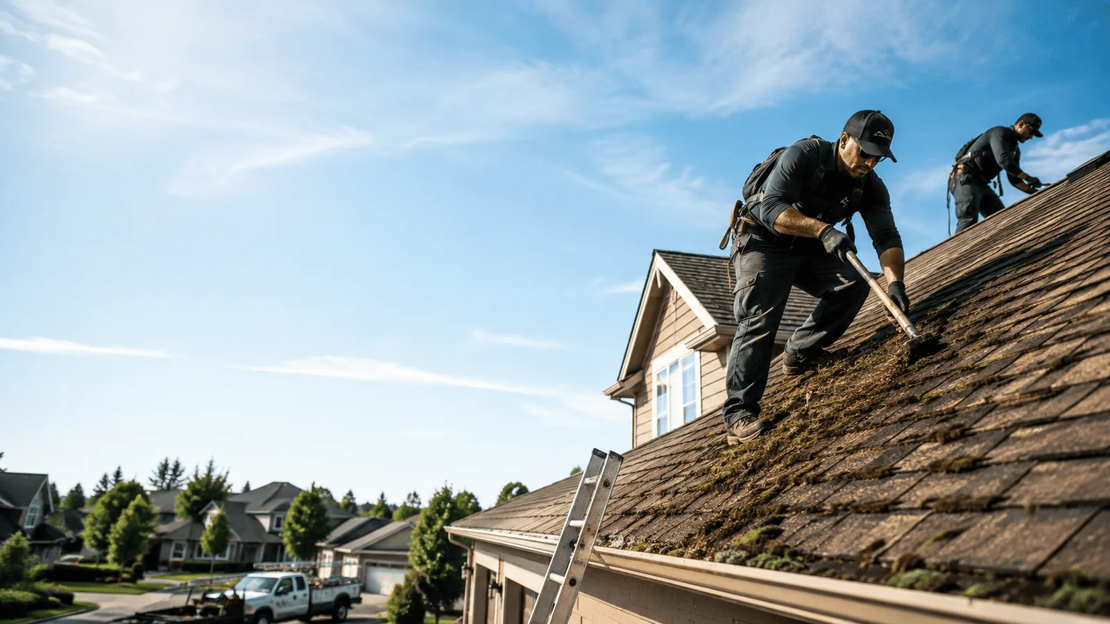 Roof Moss Removal in Webberville, MI near me